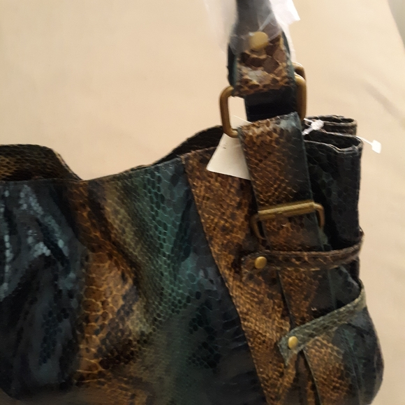 😎🐍Beautiful Snake-print Tote Bag!👜 - Picture 6 of 16